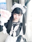 [Cosplay] 沖田凜花 Rinka Sailor Suit Maid