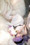 [Cosplay] Wang Pang u 王胖胖u - Unicorn pajamas 独角兽睡衣