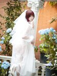 [Cosplay] Mahuajiang 麻花麻花酱 - Black and white wedding dress 黑白婚纱