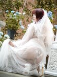 [Cosplay] Mahuajiang 麻花麻花酱 - Black and white wedding dress 黑白婚纱