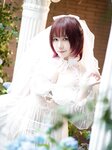 [Cosplay] Mahuajiang 麻花麻花酱 - Black and white wedding dress 黑白婚纱