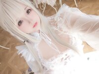 [Cosplay] 日奈娇 白纱衣