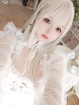 [Cosplay] 日奈娇 白纱衣
