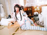 [Cosplay] 日奈娇 兔尾女仆