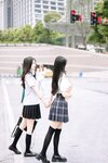 [Cosplay] 鱼子酱Fish 谭小灵 双人JK