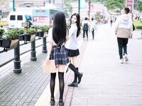 [Cosplay] 鱼子酱Fish 谭小灵 双人JK