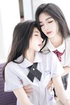 [Cosplay] 鱼子酱Fish 谭小灵 双人JK