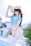 [Cosplay] 日奈娇 蓝白条