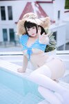 [Cosplay] 日奈娇 蓝白条