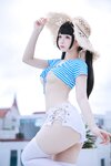 [Cosplay] 日奈娇 蓝白条
