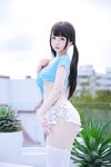 [Cosplay] 日奈娇 蓝白条