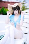 [Cosplay] 日奈娇 蓝白条