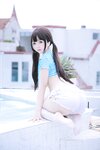[Cosplay] 日奈娇 蓝白条