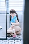 [Cosplay] 日奈娇 蓝白条