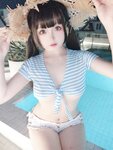 [Cosplay] 日奈娇 蓝白条