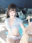 [Cosplay] 日奈娇 蓝白条