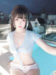 [Cosplay] 日奈娇 蓝白条