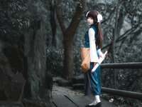 [Cosplay] Wang Pang u 王胖胖u - Little Taoist Cheongsam 小道友旗袍