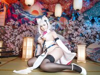 [Cosplay] Mahuajiang 麻花麻花酱 - Mattaro cheongsam 魔太郎旗袍
