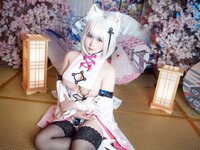 [Cosplay] Mahuajiang 麻花麻花酱 - Mattaro cheongsam 魔太郎旗袍