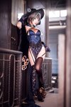 [Cosplay] Wang Pang u 王胖胖u - Cheshire cheongsam 柴郡旗袍