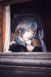 [Cosplay] Wang Pang u 王胖胖u - Cheshire cheongsam 柴郡旗袍