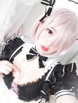 [Cosplay] 白烨 玛修 色女仆