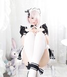 [Cosplay] 白烨 玛修 色女仆