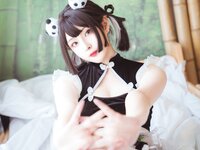 [Cosplay] Natsuko夏夏子 熊猫女仆