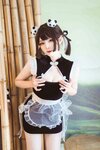 [Cosplay] Natsuko夏夏子 熊猫女仆