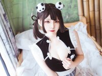 [Cosplay] Natsuko夏夏子 熊猫女仆