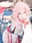 [Cosplay] Ringo Mitsuki 林檎蜜紀 - Naughty Yae Miko えっち八重神子