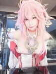 [Cosplay] Ringo Mitsuki 林檎蜜紀 - Naughty Yae Miko えっち八重神子