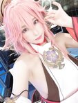 [Cosplay] Ringo Mitsuki 林檎蜜紀 - Naughty Yae Miko えっち八重神子