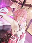 [Cosplay] Ringo Mitsuki 林檎蜜紀 - Naughty Yae Miko えっち八重神子