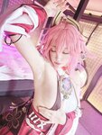 [Cosplay] Ringo Mitsuki 林檎蜜紀 - Naughty Yae Miko えっち八重神子
