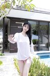 [Cosplay] 谢小蒽 白色泳装