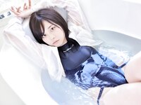 [Cosplay][Himarom] Mimiko Hinaki 姫綺みみこ - Wet color swimming race 濡色競泳