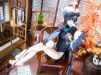[Cosplay] 九柒喵 碧蓝档案 妃咲