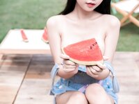 [Cosplay] myeo0 萌芽儿o0 - Watermelon and summer 西瓜与夏天