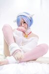 [Cosplay] Wang Pang u 王胖胖u - Rem Lamb 蕾姆羔羊