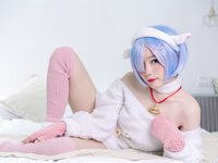 [Cosplay] Wang Pang u 王胖胖u - Rem Lamb 蕾姆羔羊