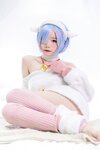 [Cosplay] Wang Pang u 王胖胖u - Rem Lamb 蕾姆羔羊