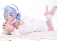 [Cosplay] Wang Pang u 王胖胖u - Rem Lamb 蕾姆羔羊