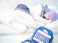 [Cosplay] Wang Pang u 王胖胖u - Unicorn uniform 独角兽制服