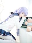 [Cosplay] Wang Pang u 王胖胖u - Unicorn uniform 独角兽制服