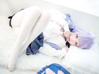 [Cosplay] Wang Pang u 王胖胖u - Unicorn uniform 独角兽制服