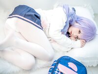 [Cosplay] Wang Pang u 王胖胖u - Unicorn uniform 独角兽制服