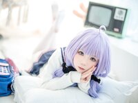 [Cosplay] Wang Pang u 王胖胖u - Unicorn uniform 独角兽制服