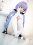 [Cosplay] Wang Pang u 王胖胖u - Unicorn uniform 独角兽制服